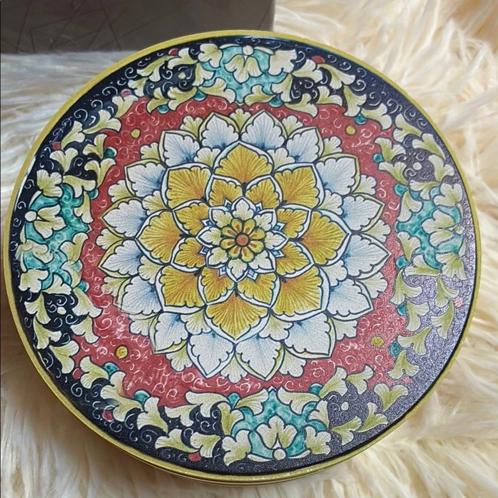 Decorative Coaster Set‎ - Multicolor